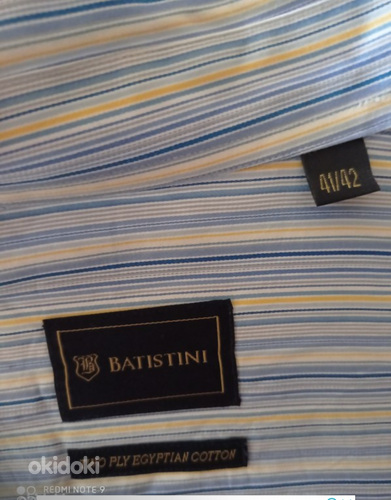 Мужская рубашка Batistini ( бренд)р L-XL, 100%cotton (фото #3)