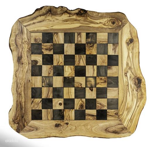Шахматы, оливковое дерево, шахматные фигуры (фото #9)