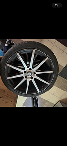 Продам : б/у диски AEZ 255/35ZR 20 на летней резине . (1 фото из 4)