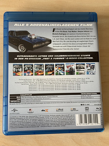 Fast & Furious 1-8 blu-ray kogu (2 foto / 3)