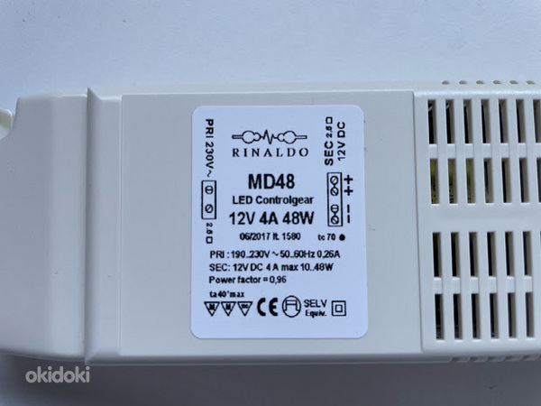 Светодиодный драйвер mD48 12В, 4А, 48Вт (фото #2)