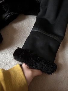 Черная Дубленка Zara (4 фото из 6)