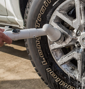 TURBO SCRUB - pikendatava varrega akutoitel puhastushari (3 foto / 7)