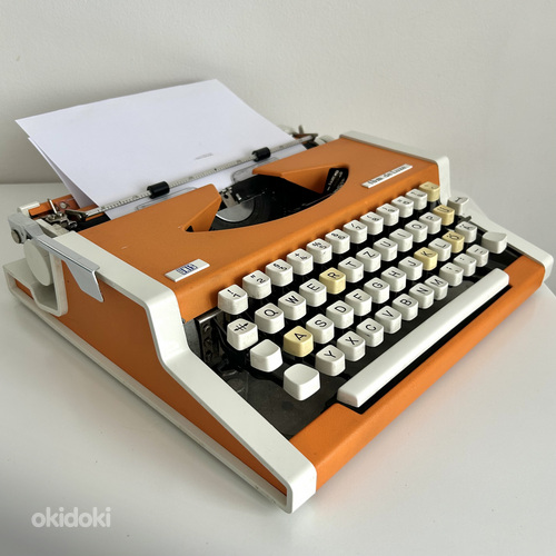 UNIS tbm de Luxe rariteetne trükimasin kirjutusmasin (foto #4)
