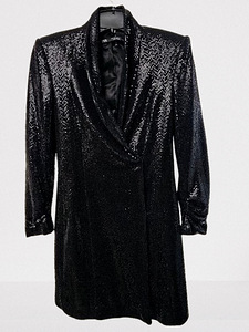 Zara glitter must pintsak kleit S (1 foto / 1)