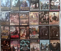 Коллекция DVD дисков с фильмами, сериалами, мультами и др.