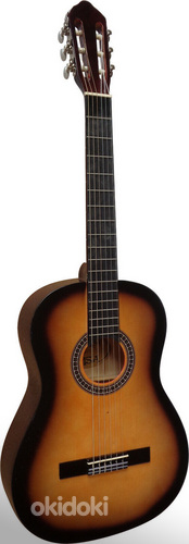 Классическая гитара с нейлоновыми струнами 3/4 + сумка + рем (фото #3)
