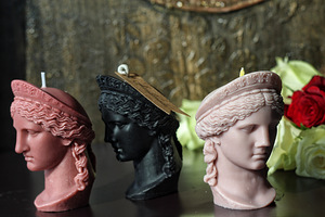 Küünlad. Küünal "Juno (Hera) Ludovisi pea" (6 foto / 8)