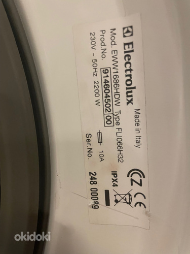 Pesumasin kuivatiga Electrolux EWW1686HDW (foto #3)