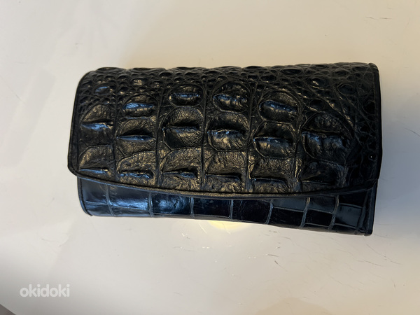 Genuine Crocodile purse/wallet Krokodillinahast rahakott (foto #1)