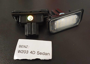 MERCEDES-BENZ C-CLASS (W203) LED numbrituled paar (1 foto / 1)