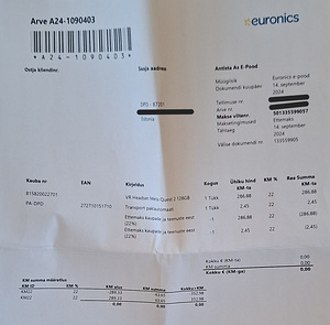 Meta Oculus Quest 2 128GB + kandekott (garantiiga) (10 foto / 10)