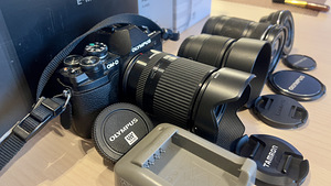 Olympus OM-D E-M10 Mark III hübriidkaamera, 14-42mm, must (4 foto / 10)