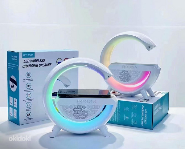 3-in-1 LED Wirel Bluetooth öölamp koos Bluetooth-kõlariga (foto #1)