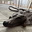 Сумка из настоящей кожи крокодила с головой (фото #1)