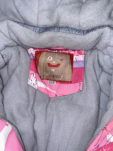Warm winter snowsuit 80 cm for baby girl – like new (2 foto / 3)