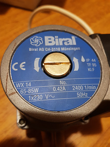 Biral AG CH-3110, WX14 - tsirkulatsioonipump. (3 foto / 10)