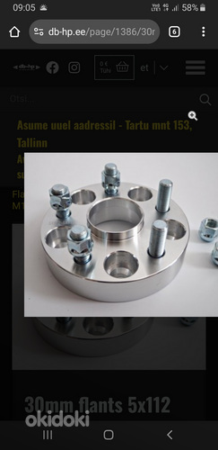Flantsid 30mm 5×112