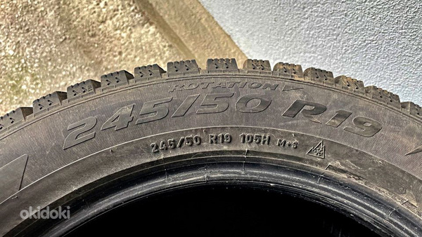 Шипованные шины Pirelli Ice Zero 245/50/R19 DOT 2021 (3 шины) (фото #6)