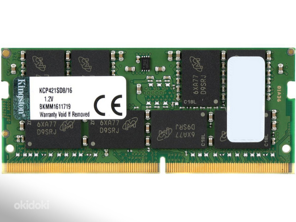 Два модуля памяти Kingston 16 ГБ DDR4-2133 SO-DIMM (фото #2)