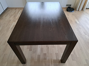 Раздвижной обеденный стол из дуба Oriens, 90 см x 140 см (+