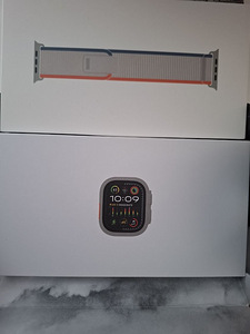 Apple watch ultra 2 - 49mm Titanium Orange Alpine Loop (M/L) (9 foto / 10)