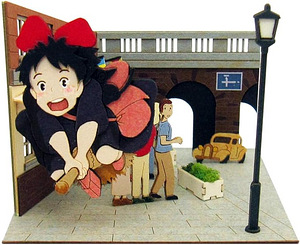«Доставка Кики» Санкей — японская поделка из бумажного театр