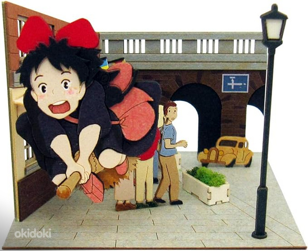 «Доставка Кики» Санкей — японская поделка из бумажного театр (фото #1)