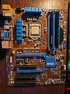 MSI B75A-G43 + Intel Core i3-3220 + 16GB DDR3 (1 foto / 2)