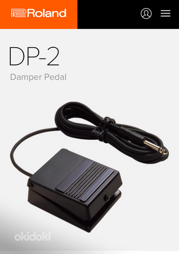 Roland dp-2 pedal switch / педаль (фото #2)