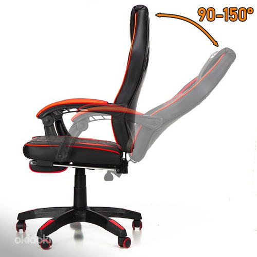 Офисный стул Ullr Plus, красный, НОВЫЙ! (фото #7)
