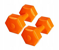 Hantlid 2×1.5kg betoon, oranz