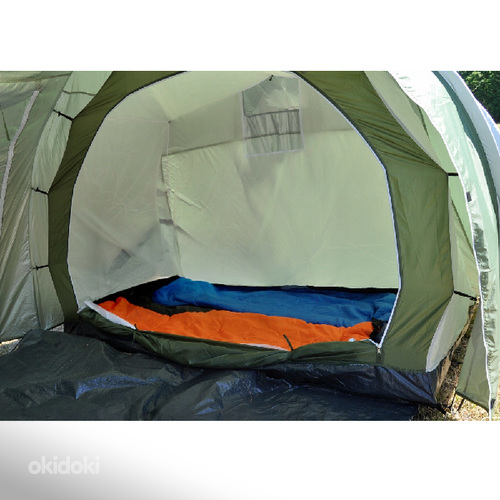 Палатка для кемпинга GOBI 6B зеленый/оранжевый (фото #5)