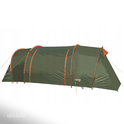 Палатка для кемпинга GOBI 6B зеленый/оранжевый (фото #8)