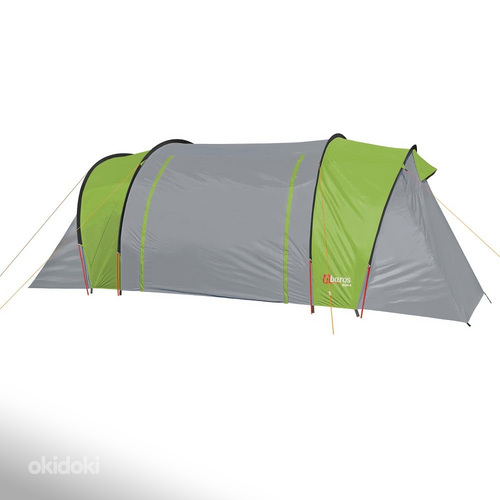 Походная палатка GOBI 8 серая/зеленая или зеленая/оранжевая (фото #1)