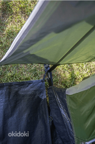 Палатка Гоби, 2-4 человека, зеленая/оранжевая или серая/зеленая (фото #8)