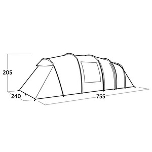 Peretelk Easy Camp Leka Twin 8-kohaline (4 foto / 4)