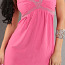Красивое розовое летнее платье, Размер S (фото #2)