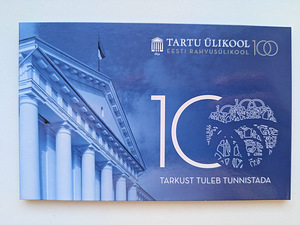 Eesti 2€ mündikaart 2019 Rahvusülikool100 (2 foto / 3)