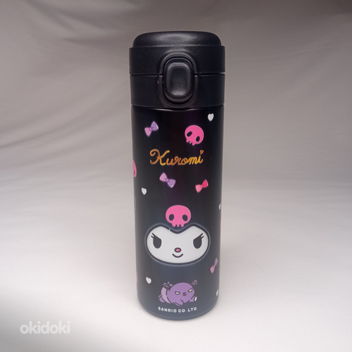 Бутылка для воды - KUROMI - 420мл (ТЕРМОС, Hello Kitty) (фото #1)