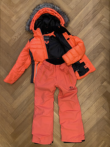 Зимний комплект куртка+штаны, 128, 7-8