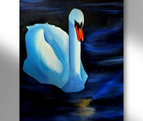 Картина "Лебедь"