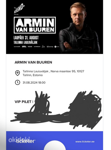 Armin van Buuren. VIP pilet (2) (foto #1)
