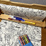 Деревянный держатель для рулона бумаги для рисования. (фото #2)