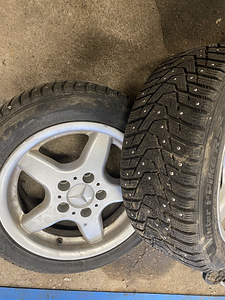 Mercedes veljed 15” uute talverehvidega (5 foto / 9)