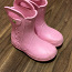 Розовые резиновые сапоги Crocs J1 (32-33) (фото #1)