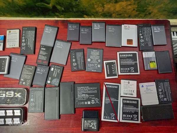 Разные батарейки для телефонов (samsung<nokia и др) (фото #1)