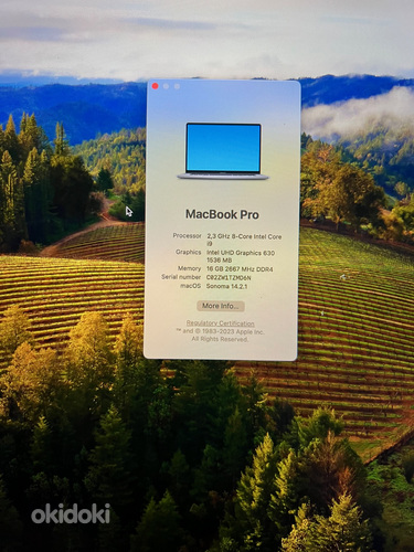 MacBook Pro 16, 2019, i9 2.3 8-core, 16gb , 1tb ssd (foto #2)