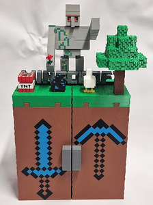 Minecraft kinder joy kolektsiooni riiul (2 foto / 3)