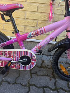 Müüa Scott 16-tolline laste jalgratas+abirattad (4 foto / 9)